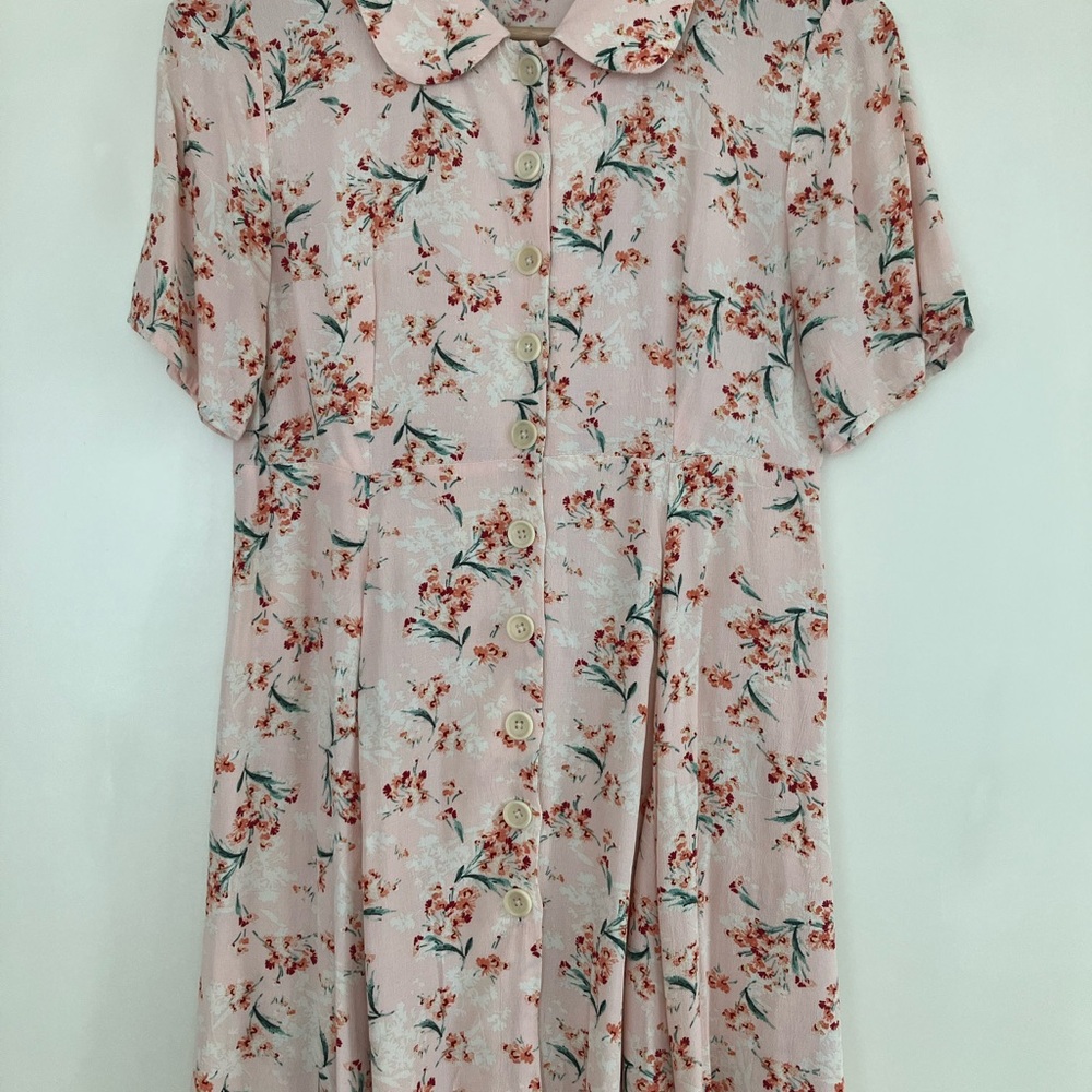 Zara Pink Floral Dress